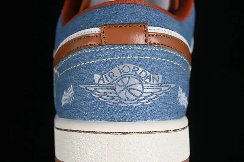 All categories Air Jordan Jordan series basketball shoes Air Jordan 1 Low Air Jordan 1 Low "Multi-Color" AJ1 Joe 1 blue denim low-top cultural and casual sneakers FZ5045-091